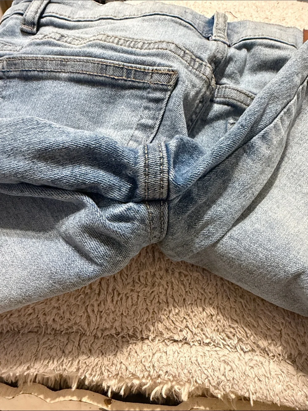 Lucky Brand Light Blue Denim Jean Shorts kids